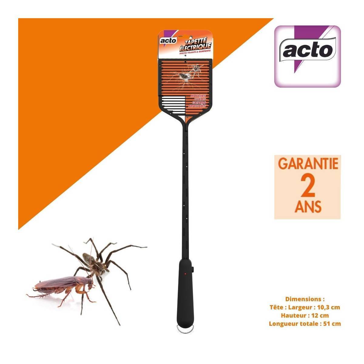 ACTO Tapette Électrique Anti-Insectes - Lot de 3 | Efficacité Immédiate - Image 4