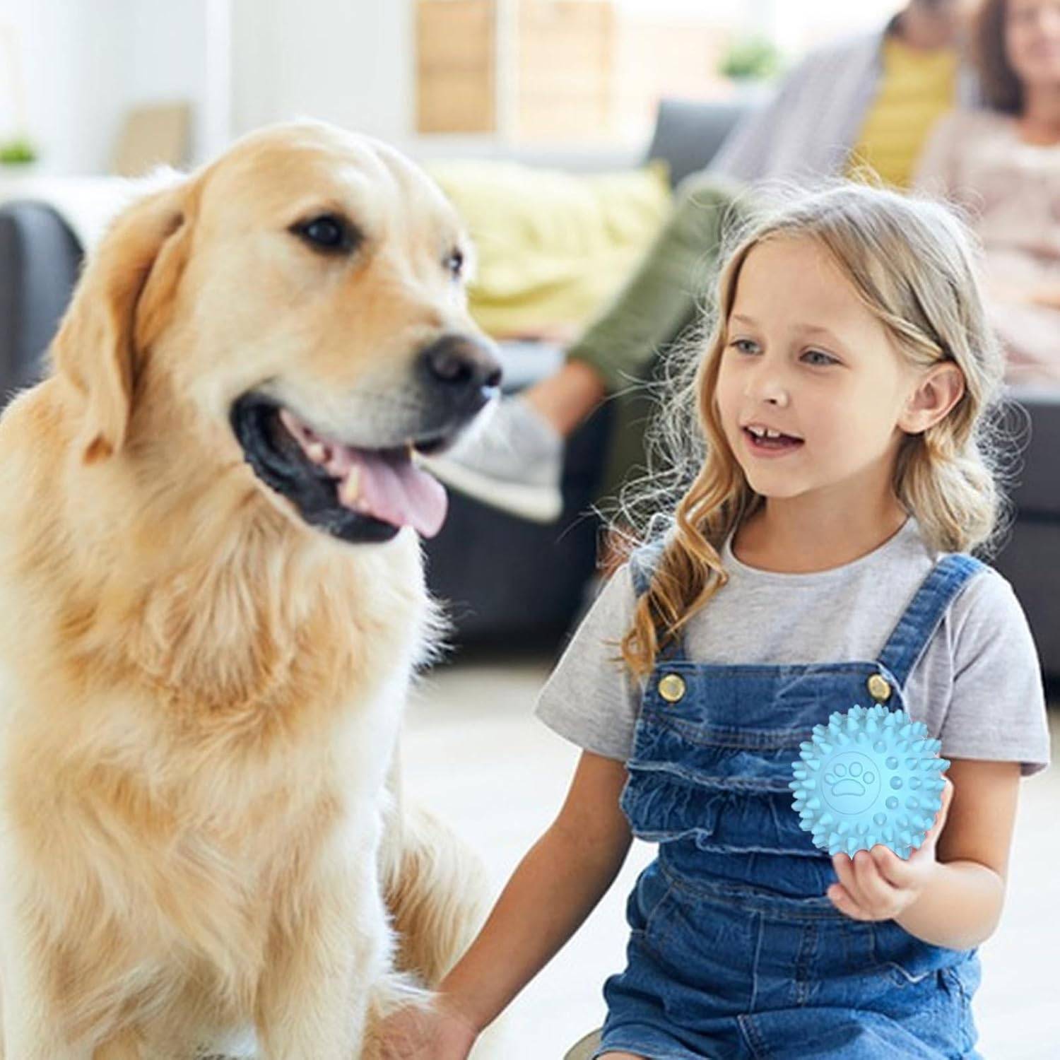 DtopbuyAge - Lot de 2 balles à picots pour chien - Résistantes et couinantes DtopbuyAge - Image 5