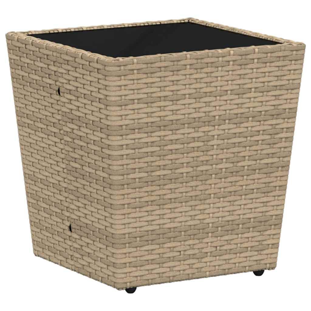 Vidaxl - Ensemble bistro de jardin 3 pcs-Salons de jardin Beige polyrotin 690572 - Image 5