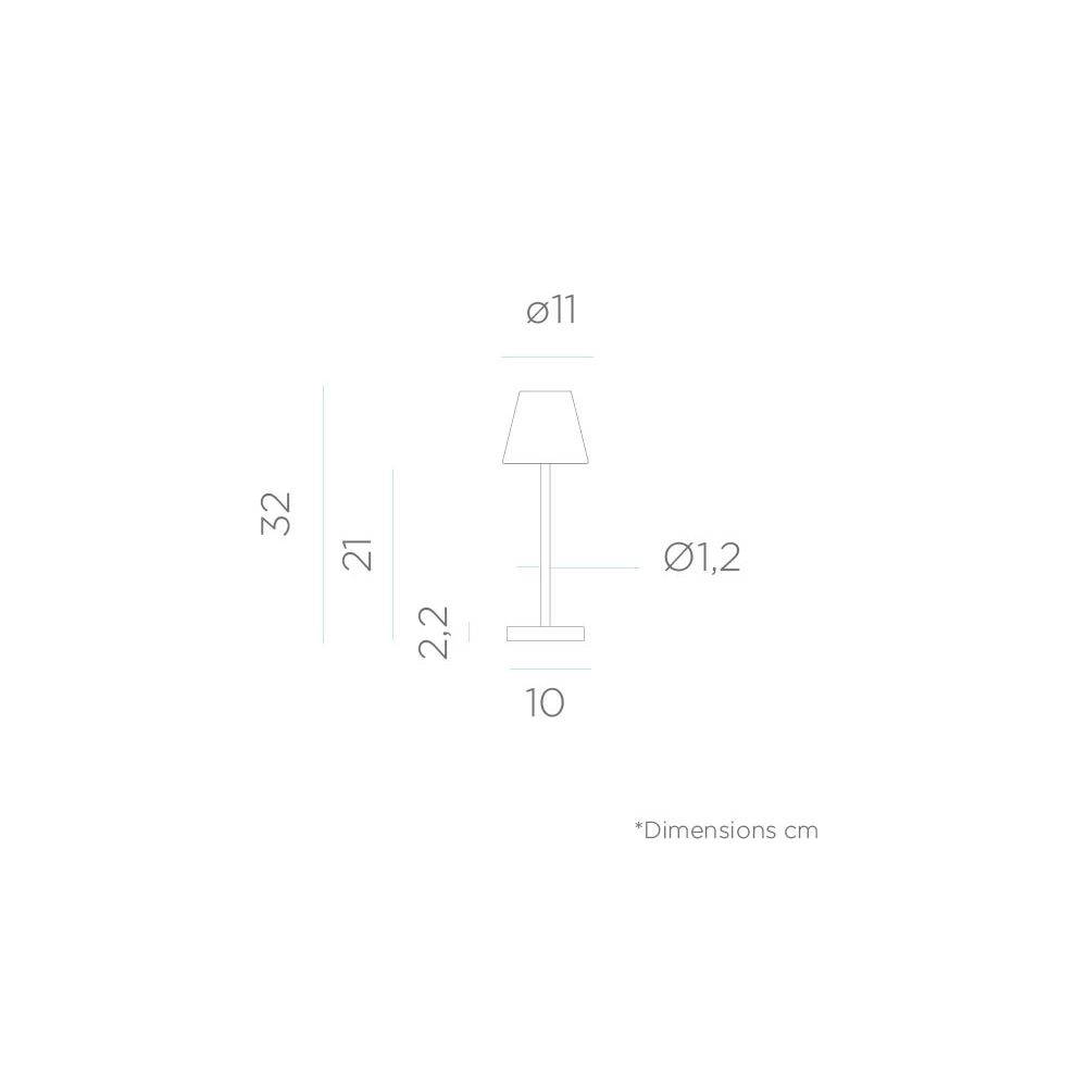 Lampe à poser intérieure extérieure Lola Slim 32 cm - Imagen 4