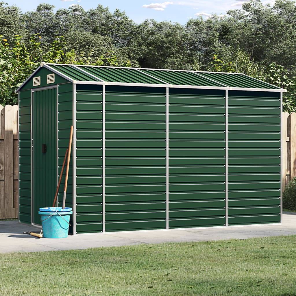 Vidaxl - Abri de jardin Vert 191 x 300 x 198 cm Acier galvanisé vidaXL 3188233