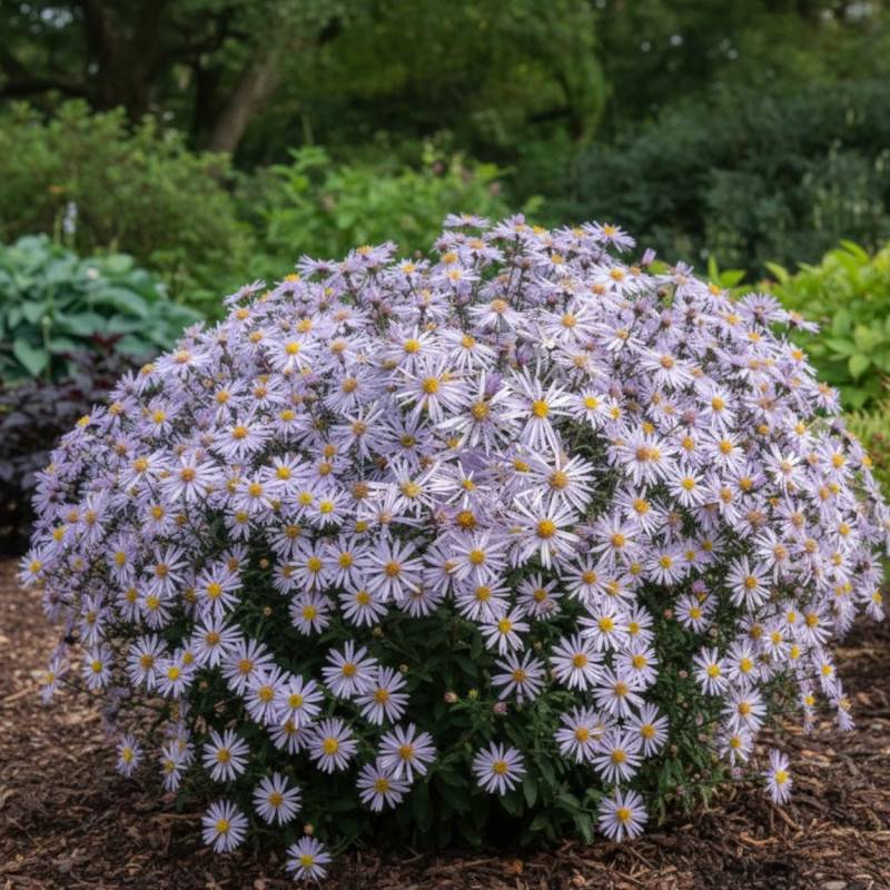 Aster d'été Lutetia à fleurs Rose/Bleue - feuillage Caduc - Godet - 5/20 cm