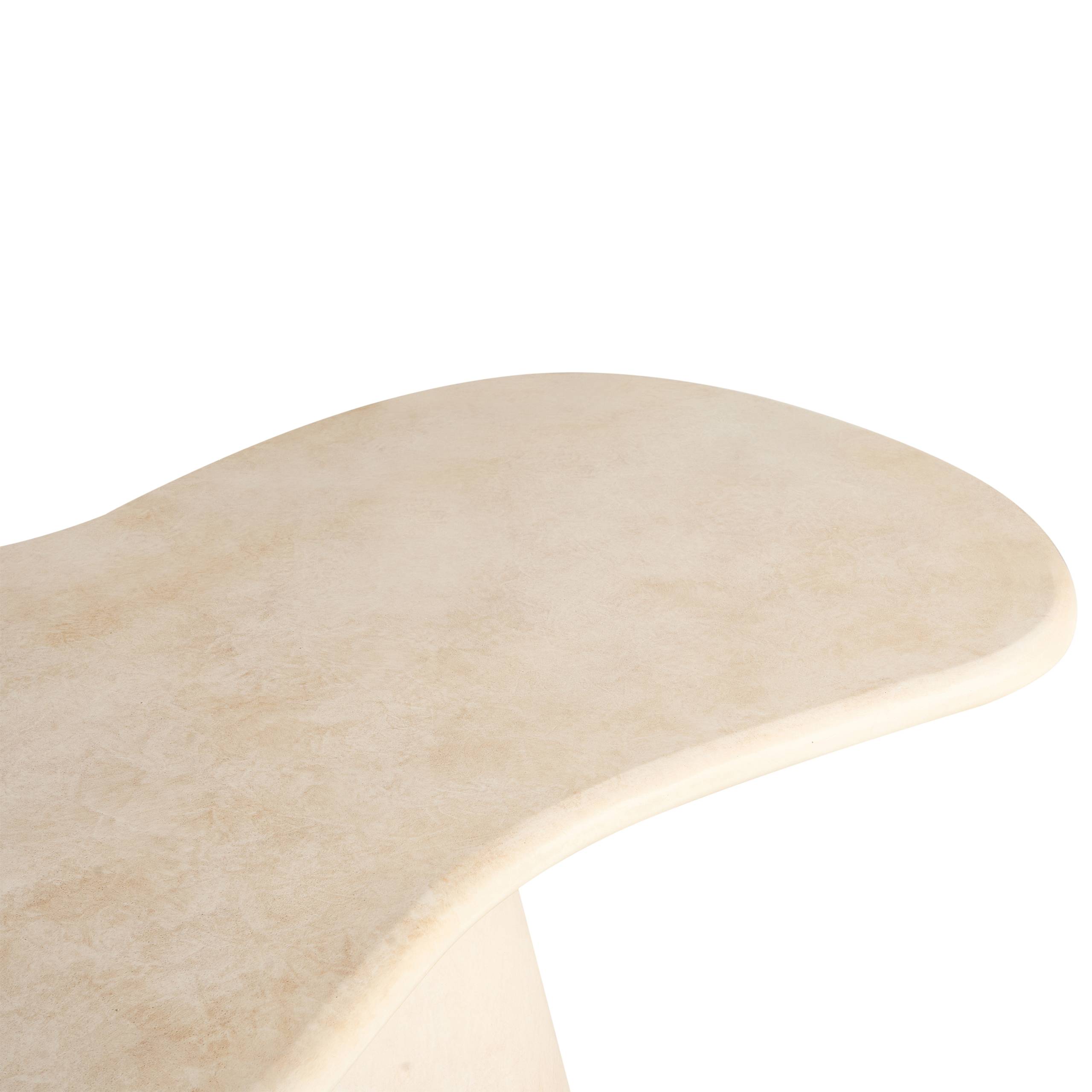 Beliani - Table de salle à manger, 8 Personnes Oxyde de magnésium Beige SPOLETO - 110x200x76- Beliani - Image 4
