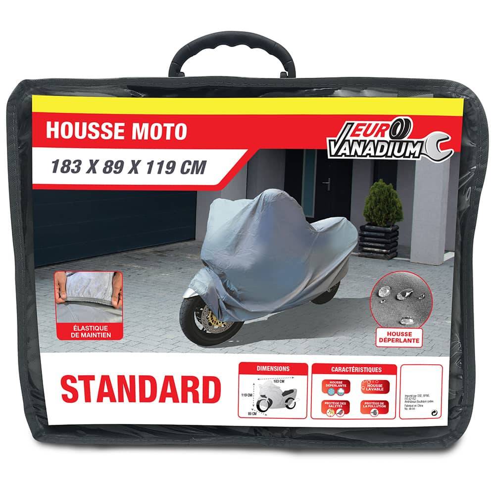 Euro Vanadium - Housse pour moto - intérieur 183 x 89 x 119 Gris - Imagen 4