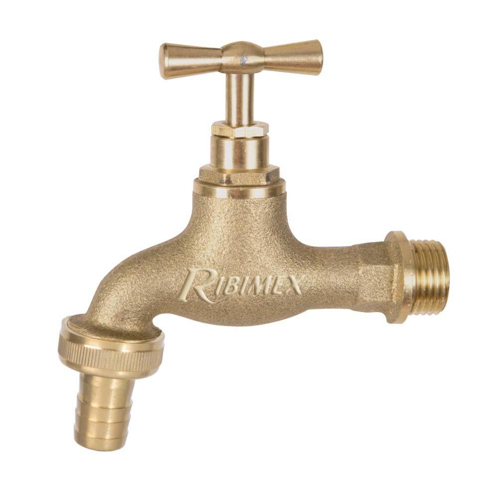 Ribimex - Robinet de jardin à clapet en laiton