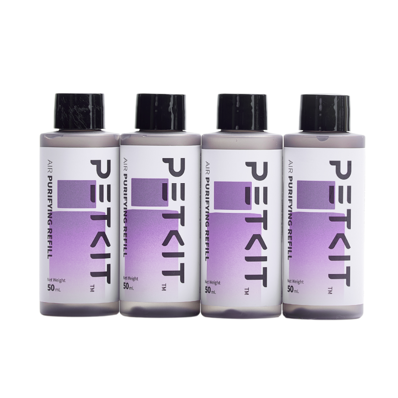 Petkit - Petkit 4 Recharges de liquide + 5 rouleaux de 20 sacs poubelles + 3 N50 Petkit - Imagen 2