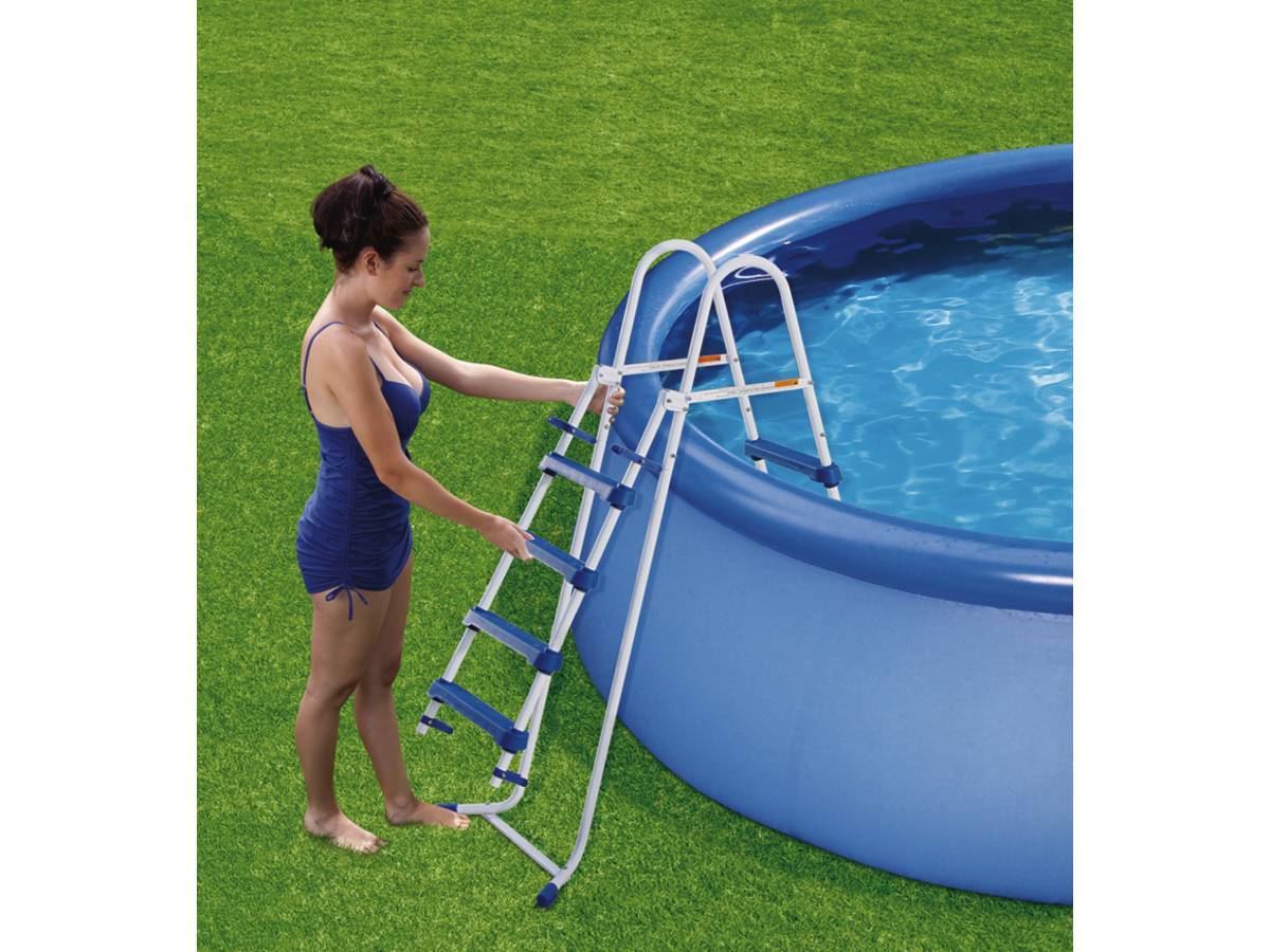 Habitat Et Jardin - Echelle Piscine - Hauteur 1,32m -habitat Et Jardin - Imagen 2