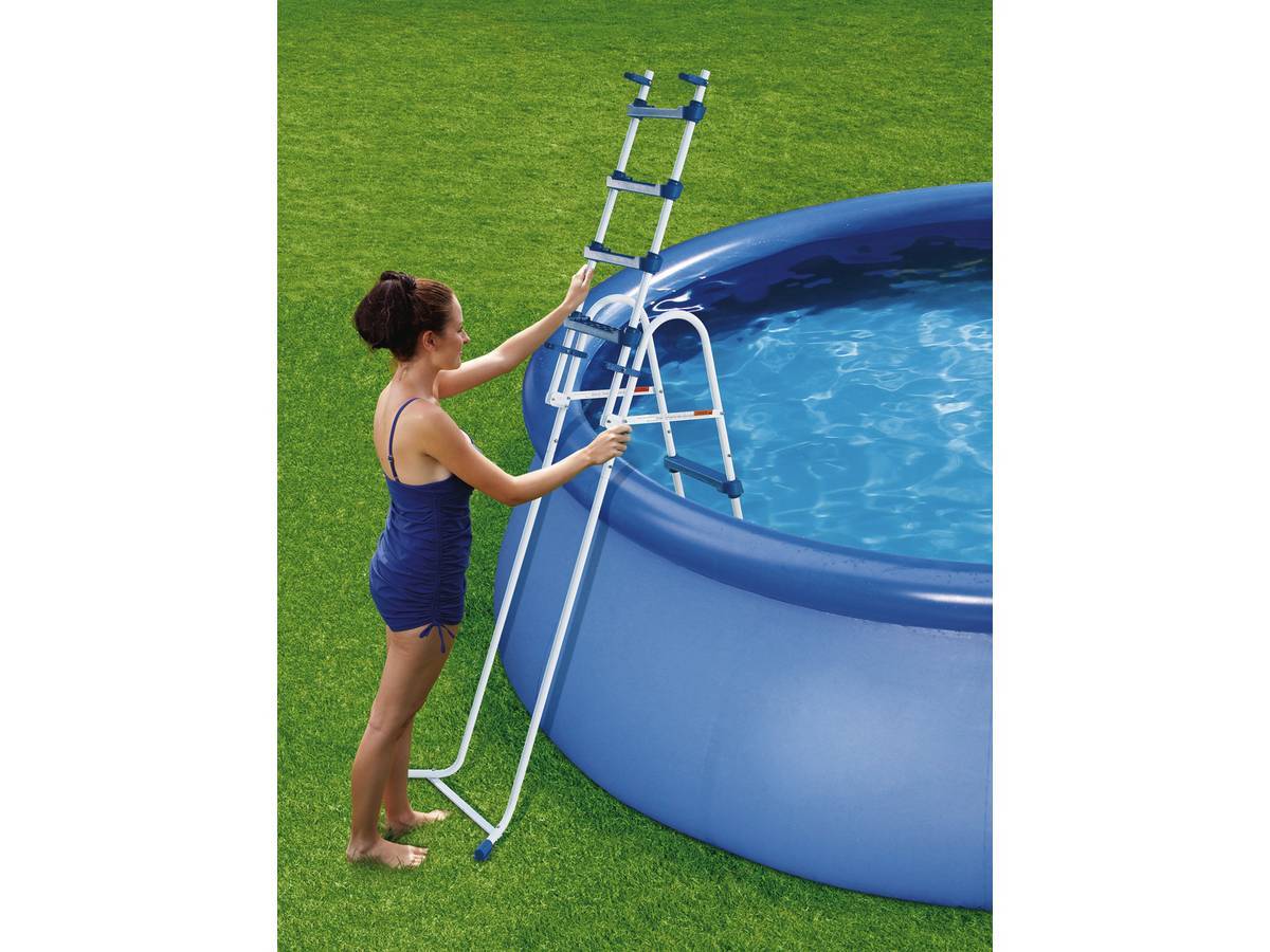 Habitat Et Jardin - Echelle Piscine - Hauteur 1,32m -habitat Et Jardin - Imagen 3