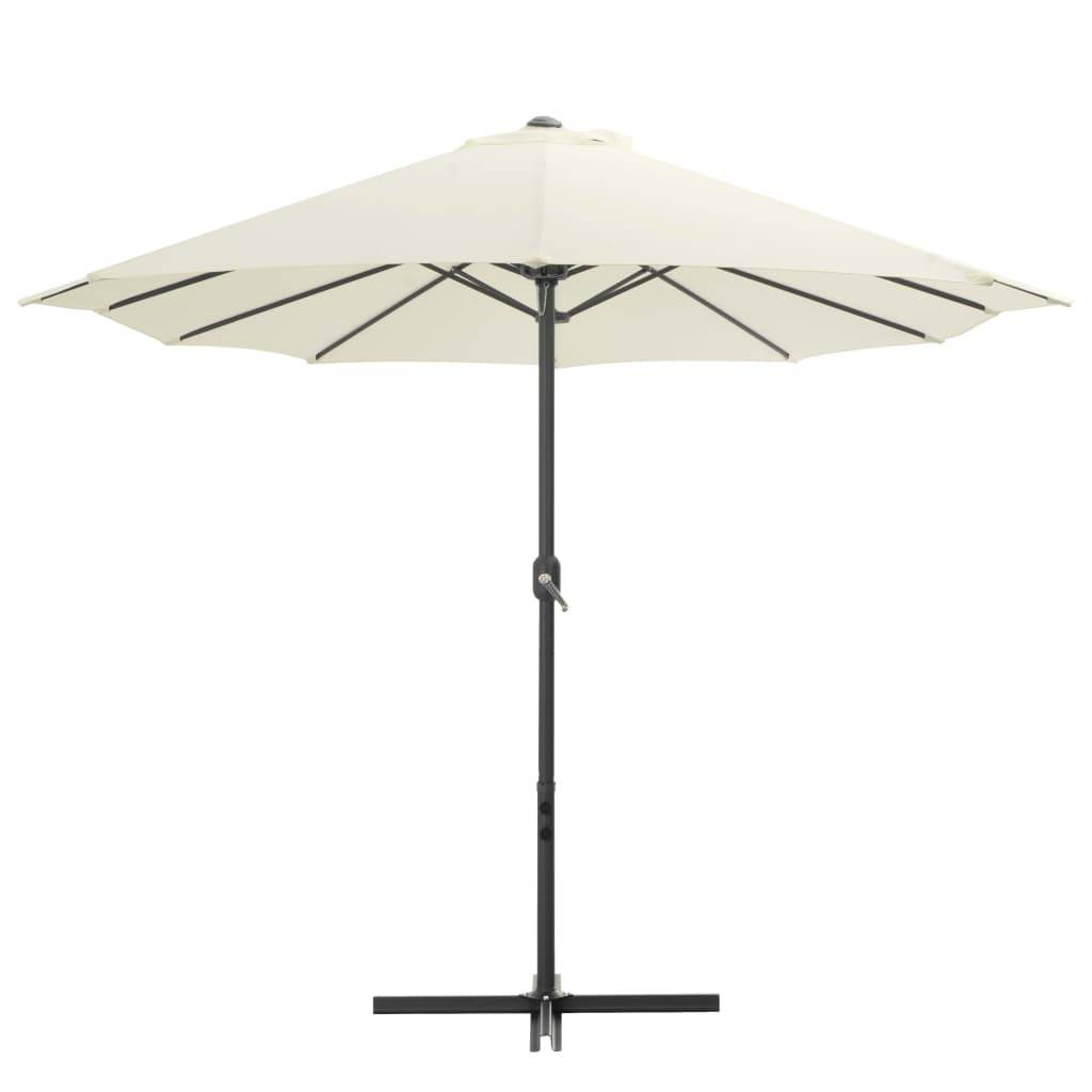 Vidaxl - Parasol d'extérieur et poteau en aluminium 460x270 cm sable vidaXL 44868 - Imagen 2