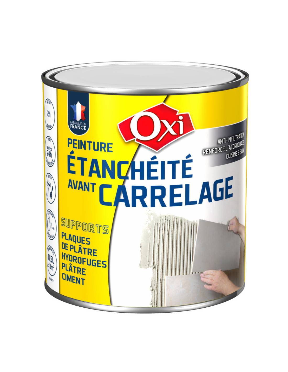 Oxi - Oxi Etanchéité Avant Carrelage_0_5l_blanc - Oxi - Image 1