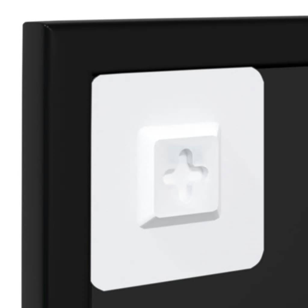 Maison Chic - Miroir mural noir 100x60 cm métal Maison Chic - Image 6
