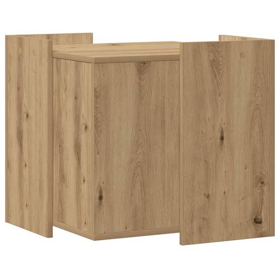 Vidaxl - Meuble de bac à litière pour chat chêne artisanal 53x53x51 cm vidaXL 857759 - Image 6