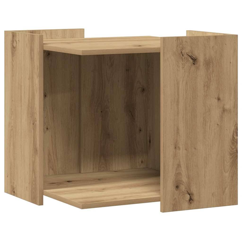Vidaxl - Meuble de bac à litière pour chat chêne artisanal 53x53x51 cm vidaXL 857759 - Image 2