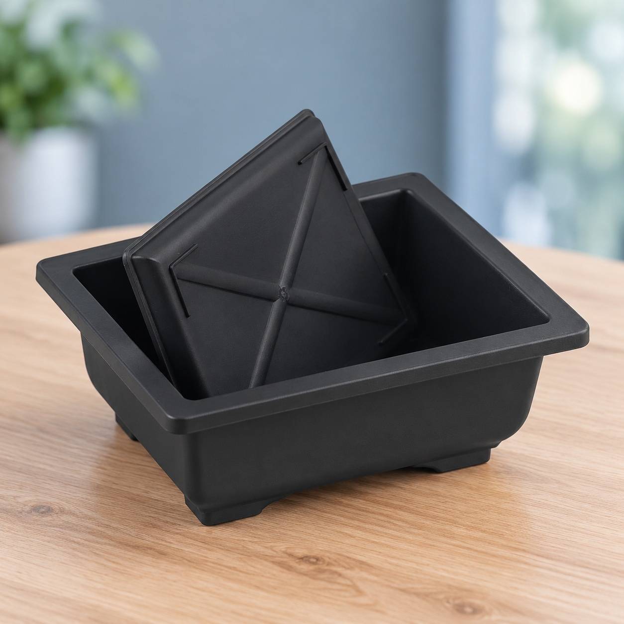 Lot de 20 Pots à Bonsaï en Plastique avec Soucoupes pour Intérieur Extérieur - Image 3