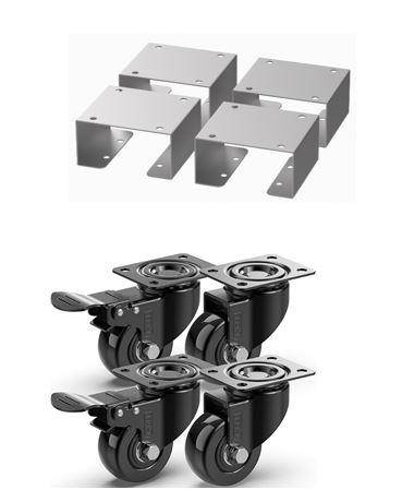 Le Marquier - Kit Roues Meubles De Cuisine - Imagen 1