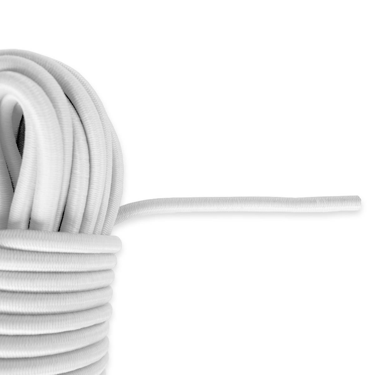 Sandow élastique Blanc 20 mètres 9SW - Qualité PRO - Tendeur pour bâche de diamètre 9 mm TECPLAST - Image 7