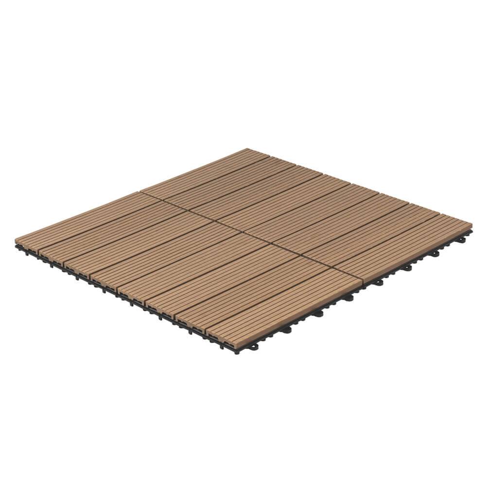 Carreaux clic WPC HOME DELUXE BAVARO - teck - Image 6