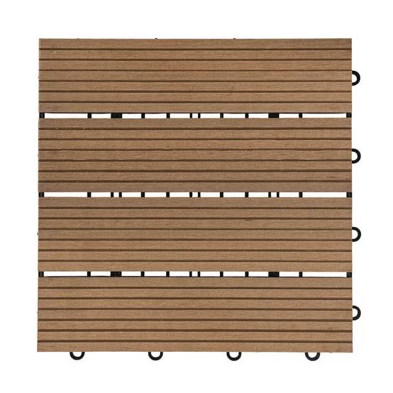 Carreaux clic WPC HOME DELUXE BAVARO - teck - Image 1