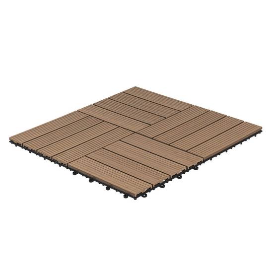 Carreaux clic WPC HOME DELUXE BAVARO - teck - Image 5