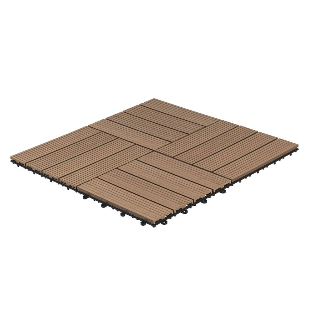 Carreaux clic WPC HOME DELUXE BAVARO - teck - Image 5