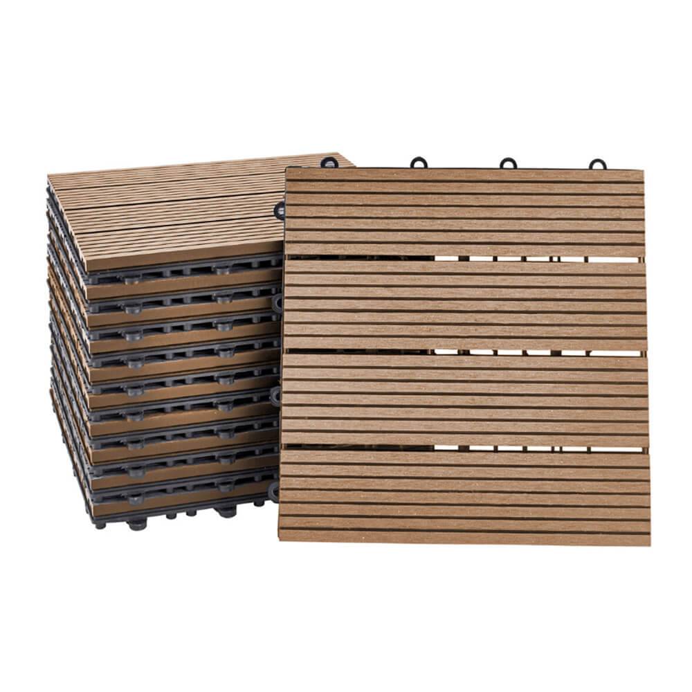 Carreaux clic WPC HOME DELUXE BAVARO - teck - Image 4