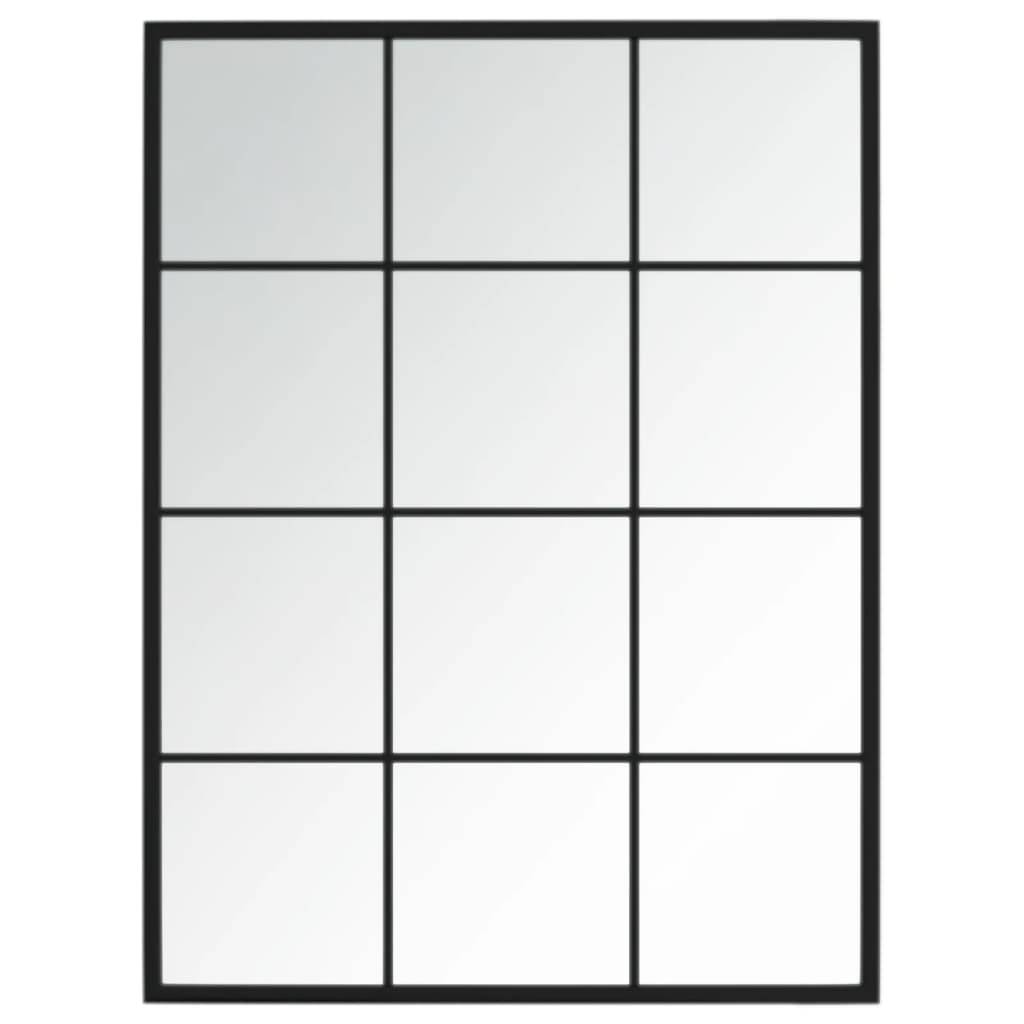 Maison Chic - 2pcs Miroirs muraux - Miroirs décoratifs noir 80x60 cm métal - Image 5