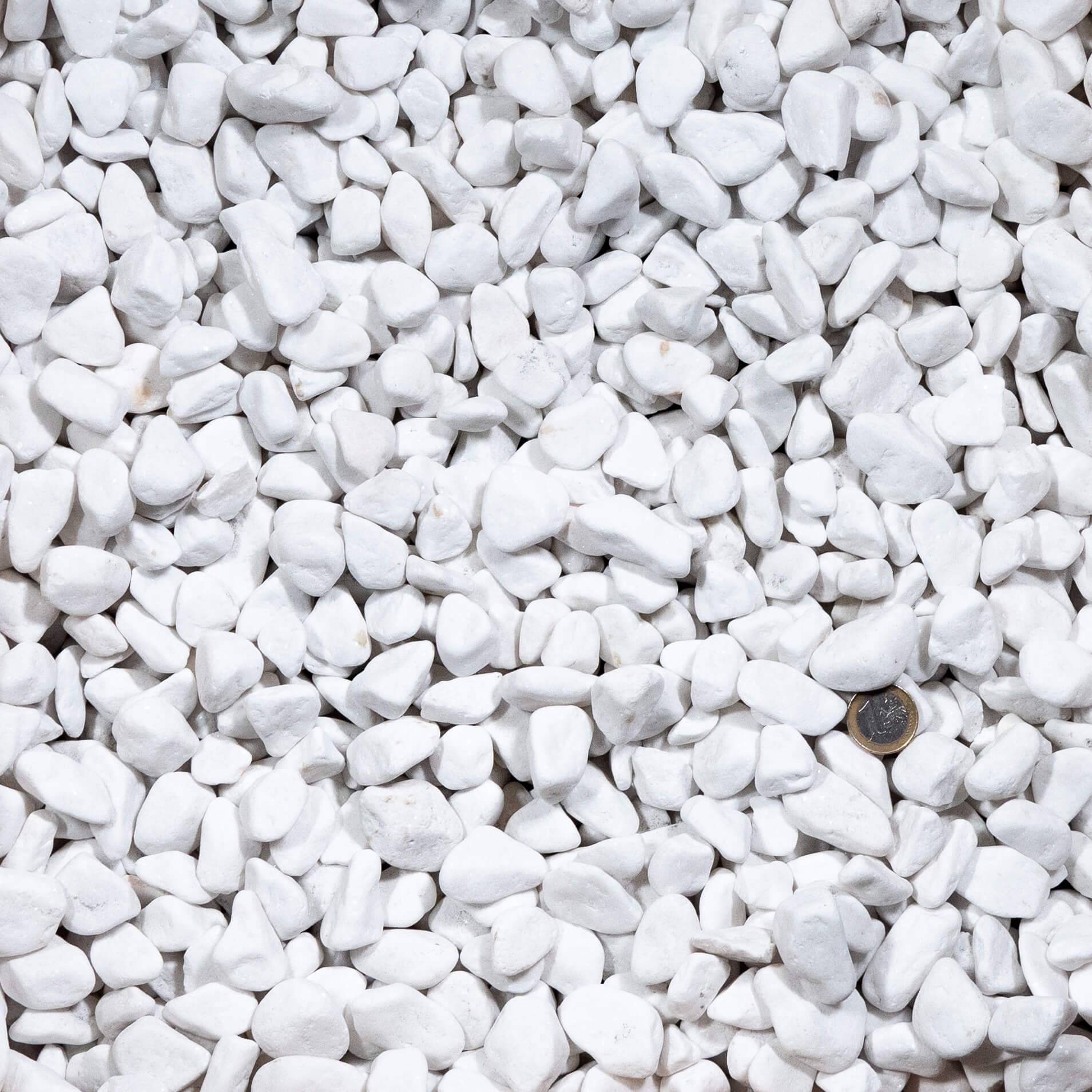 RO'MA Nature - Galet Blanc Pur 16-25 mm - Lot de 4 big bag de 500 kg (30 m²) - RO'MA NATURE - Image 2