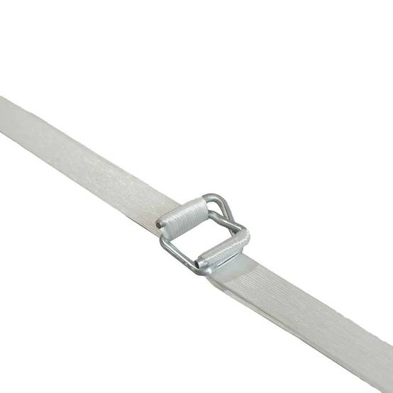 Lot de 500 Boucles BC pour Feuillard de cerclage 16 mm - Qualité PRO - Boucles autobloquantes en acier galvanisé TECPLAST - Imagen 3