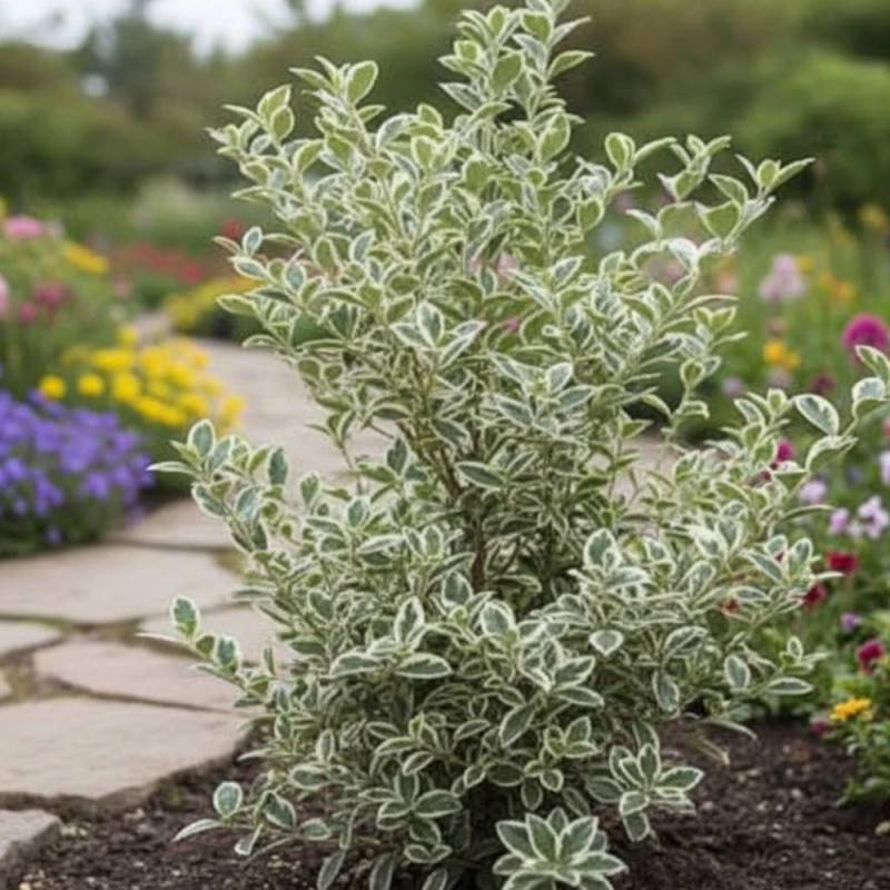 Fusain du Japon Président Gauthier, Euonymus - Pot de 7,5L - 60/80 cm - Image 2