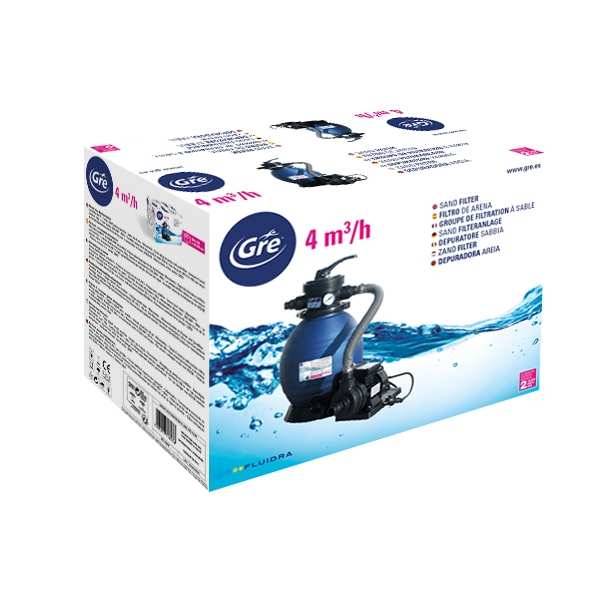 Gre Pools - Groupe de filtration 4m3/h sans pré-Filtre Gre Pools - Imagen 3
