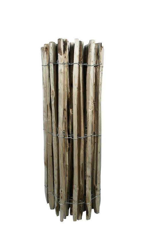 Jany France - Clôture naturelle en châtaignier – 1,20 x 5 m – Espacement 5-6 cm – Piquets fendus et appointés – Fabrication française
