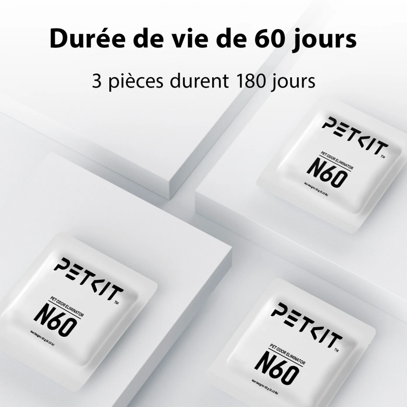 N60 désodorisants pour litière automatique Lot de 3 Petkit - Image 4