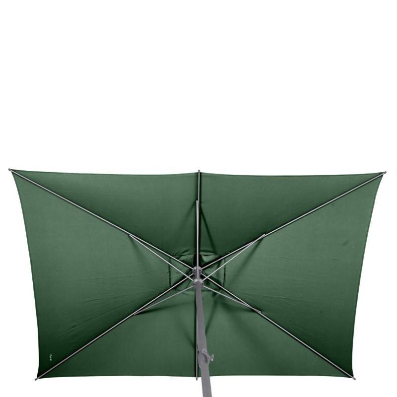 Hesperide - Parasol droit rectangulaire "Loompa" vert olive 3x2m en aluminium Hespéride - Imagen 6