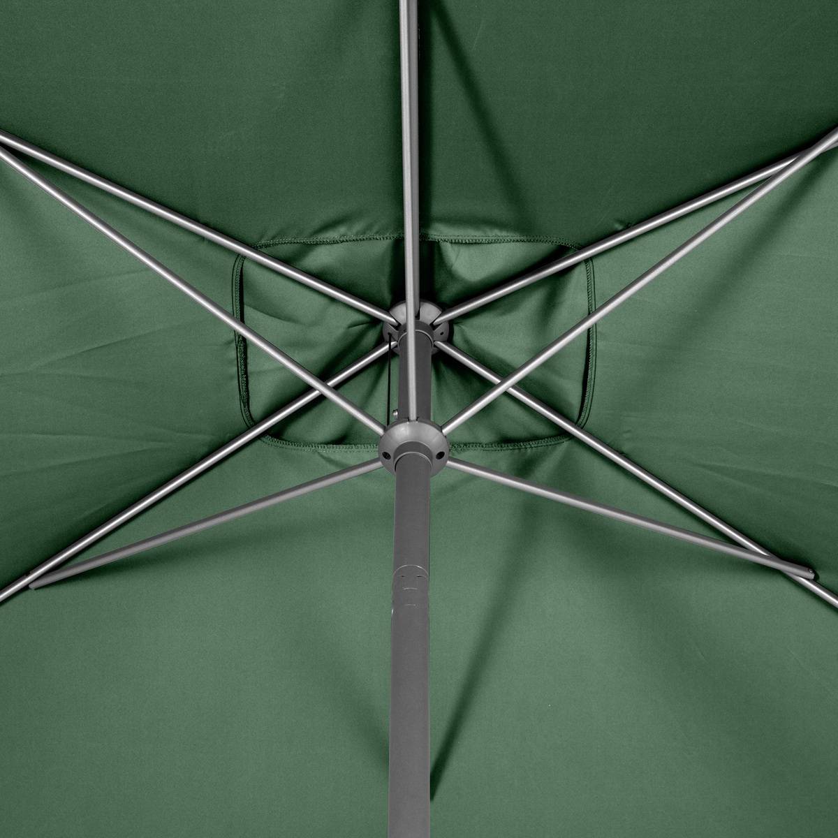 Hesperide - Parasol droit rectangulaire "Loompa" vert olive 3x2m en aluminium Hespéride - Imagen 5