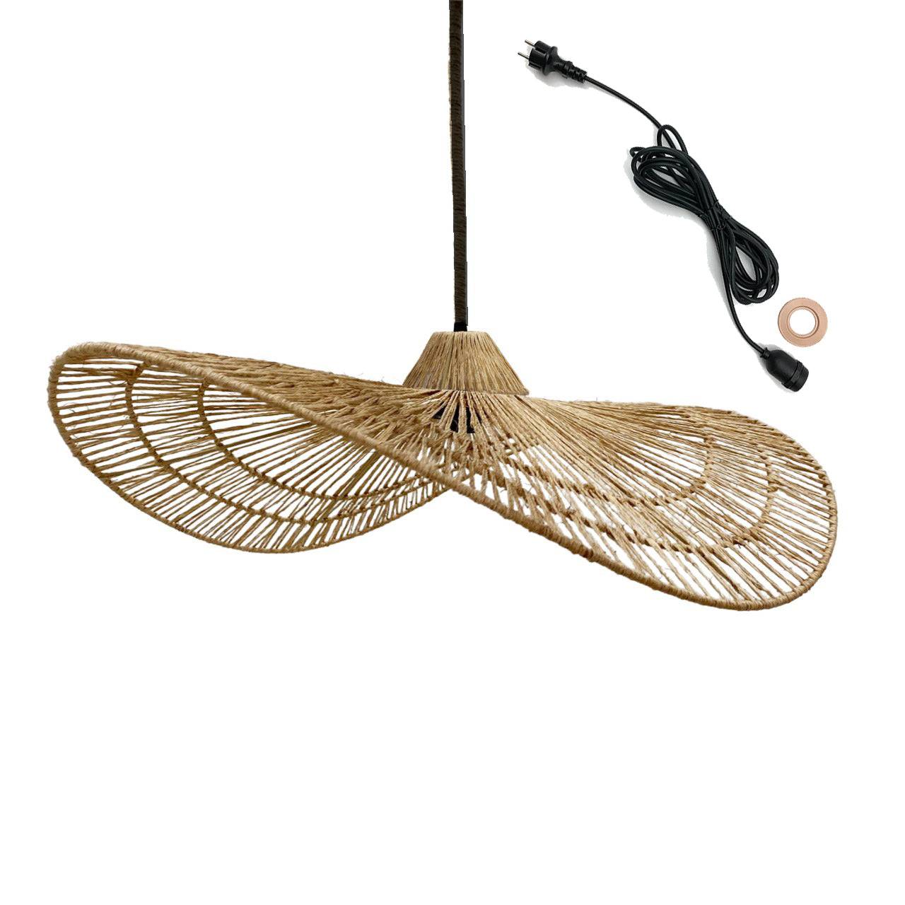 Lumisky - Suspension MARBELLA Extérieure Jute Beige D63cm - Imagen 1