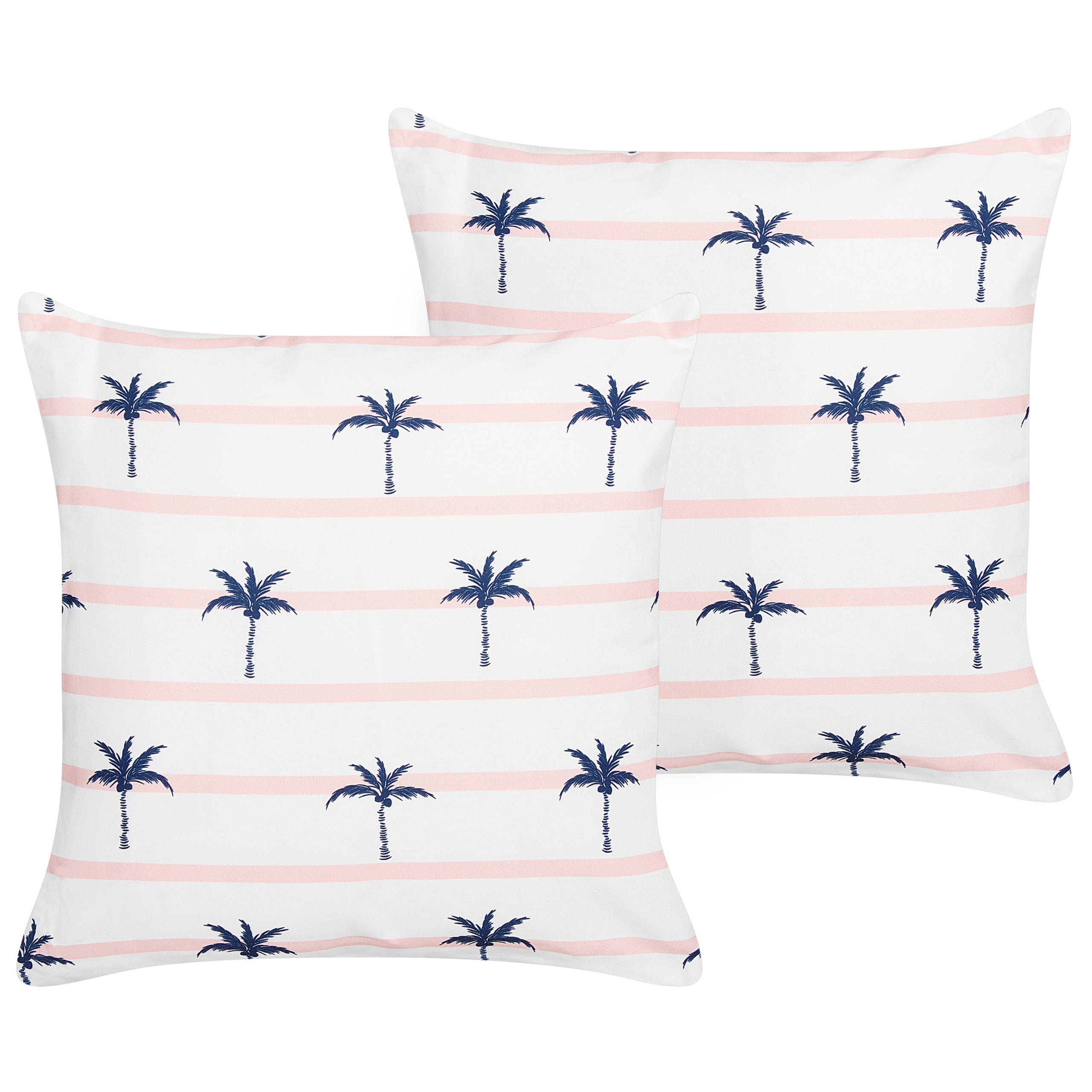 Beliani - Coussin d'extérieur Tissu Blanc MOLTEDO Beliani - Imagen 1