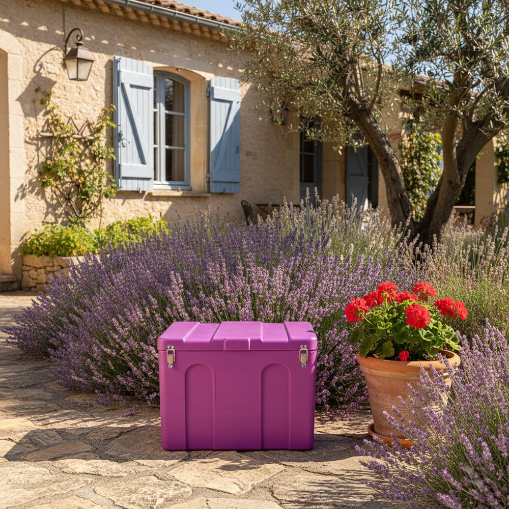 Coffre de rangement 140l- plast'up rotomoulage - Imagen 3
