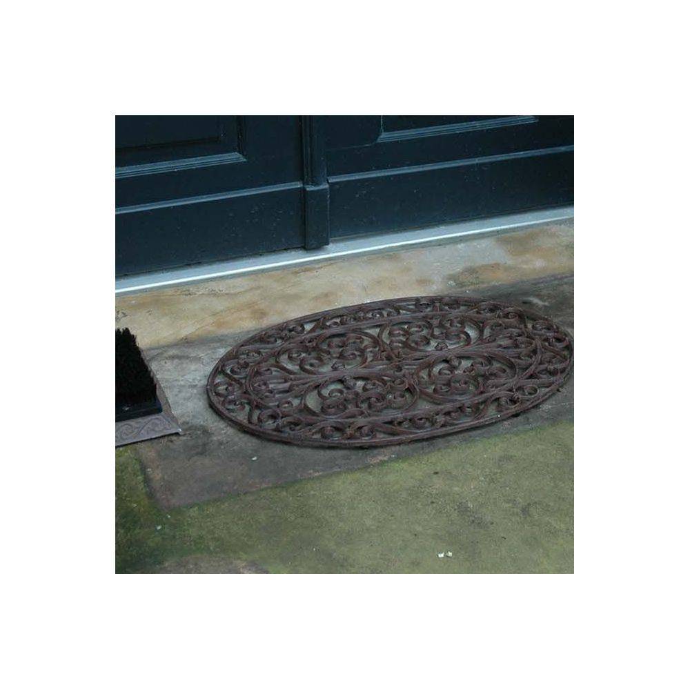 Esschert Design - Paillasson grille en fonte ovale 74x48cm - Esschert Design - Imagen 4