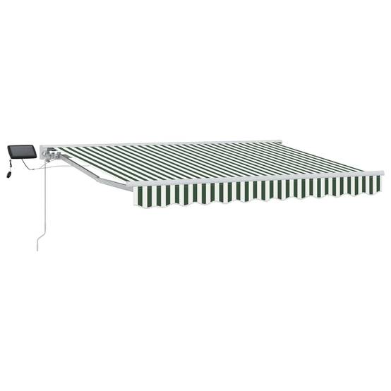Store manuel avec LED Vert et blanc 2,5 x 2 m - PANGIVO - Image 1