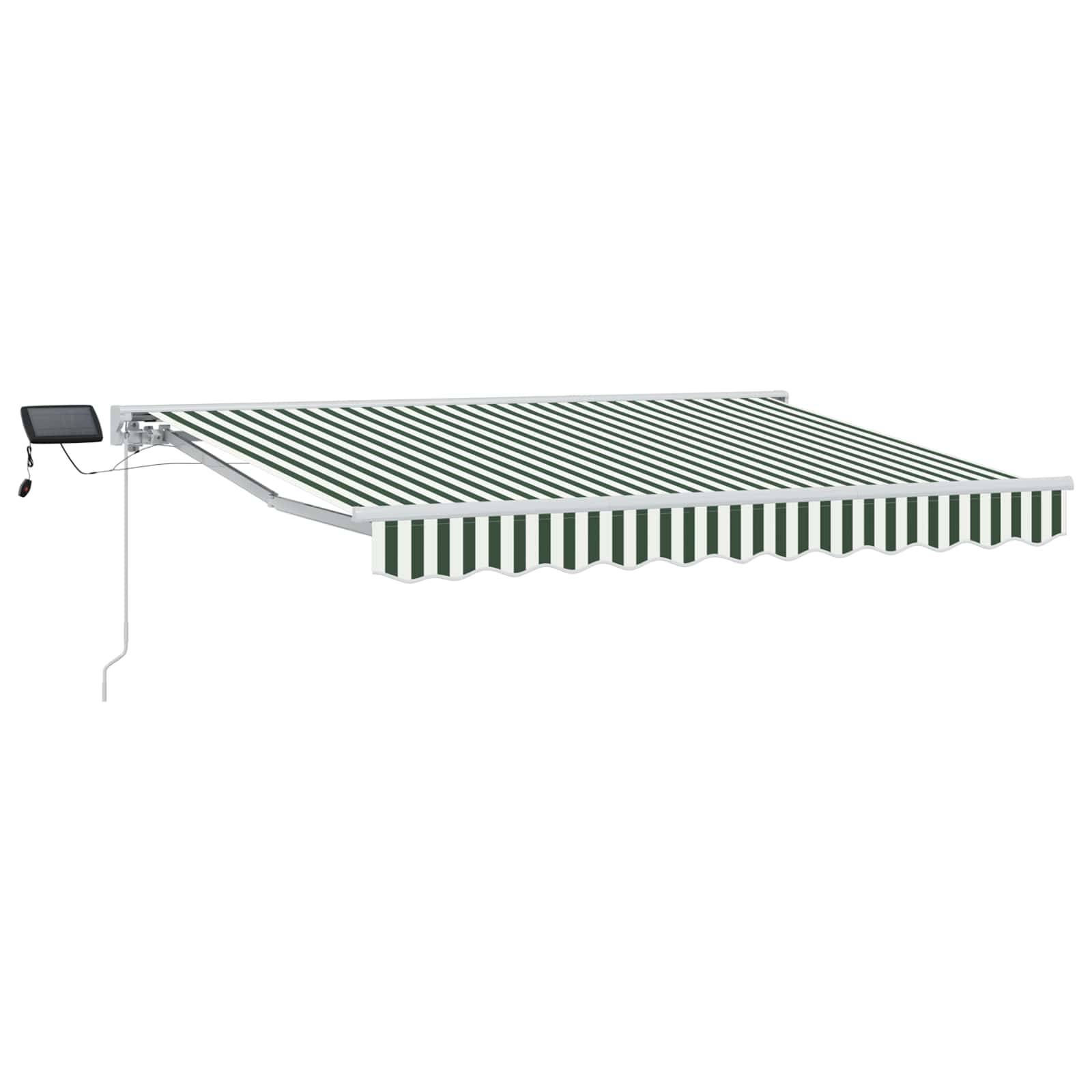 Store manuel avec LED Vert et blanc 2,5 x 2 m - PANGIVO - Imagen 1