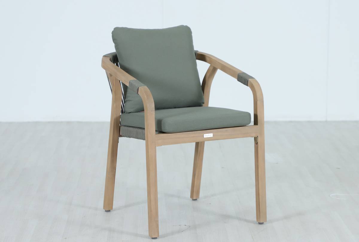 Hesperide - Fauteuil de jardin empilable Papouasie vert laurier Hespéride