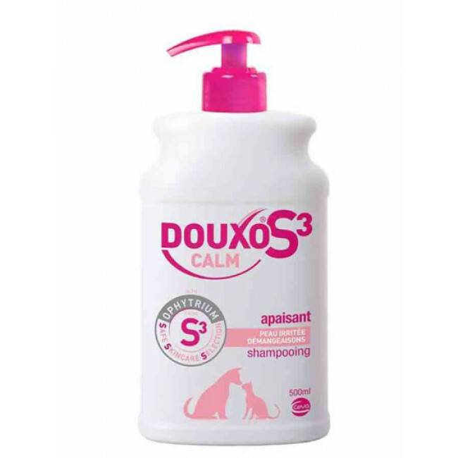 Shampooing Douxo S3 Calm anti-démangeaisons pour chien et chat Flacon 500 ml