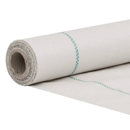 Toile de paillage Polypropylène Jardin Potager Anti-repousse mauvaises herbes 1,5x150m Blanc - ComfortXL Outdoor Living - Image 4