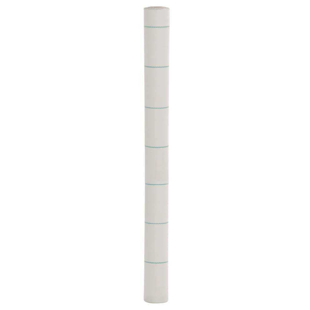 Toile de paillage Polypropylène Jardin Potager Anti-repousse mauvaises herbes 1,5x150m Blanc - ComfortXL Outdoor Living - Image 1