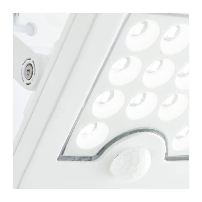 Brilliant - Applique Extérieure - Brilliant - Luton - Led Et Solaire - Détecteur De Mouvement - Plastique Et Métal - 4 W - Blanc - Imagen 6