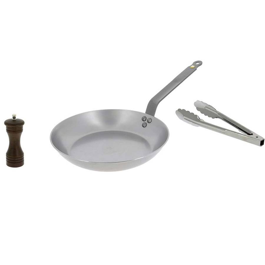 Box poêle 26 cm + moulin poivre + pince 5610.03 De Buyer - Imagen 1