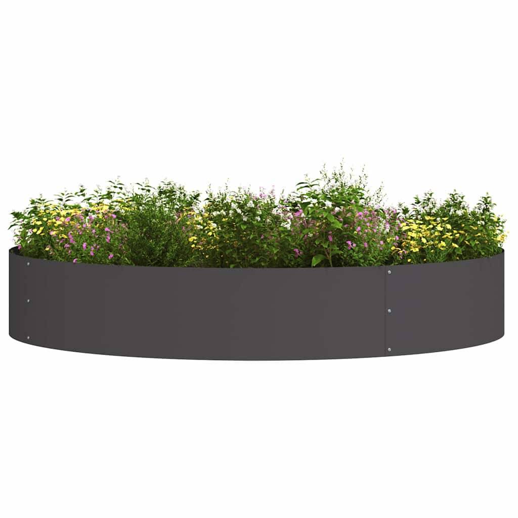 Maison Chic - Cache-pot, Pot De Fleurs Noir 120 x 120 x 20 cm Acier g407 - Image 2