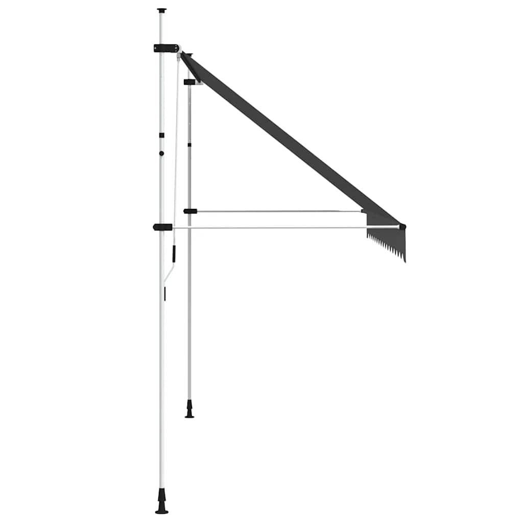 Vidaxl - Auvent manuel rétractable 350 cm Anthracite vidaXL 143691 - Imagen 6