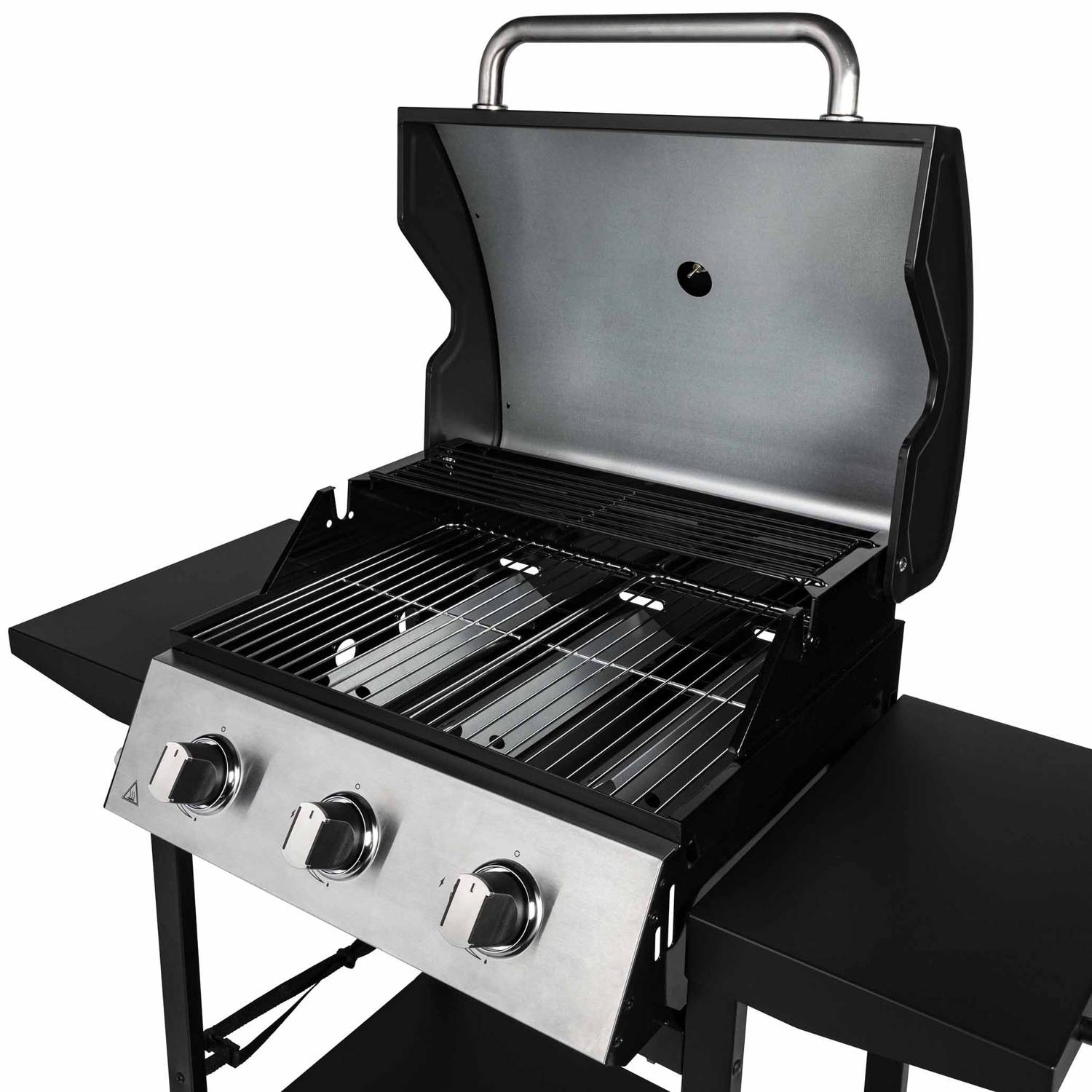 Somagic - Barbecue gaz 3 feux 10.5kw noir 335541 Somagic - Image 3