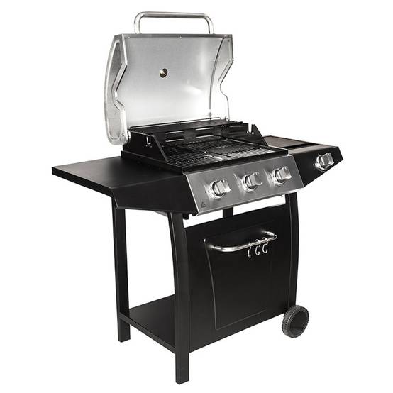 Somagic - Barbecue gaz 3 feux 10.5kw noir 335541 Somagic - Image 5